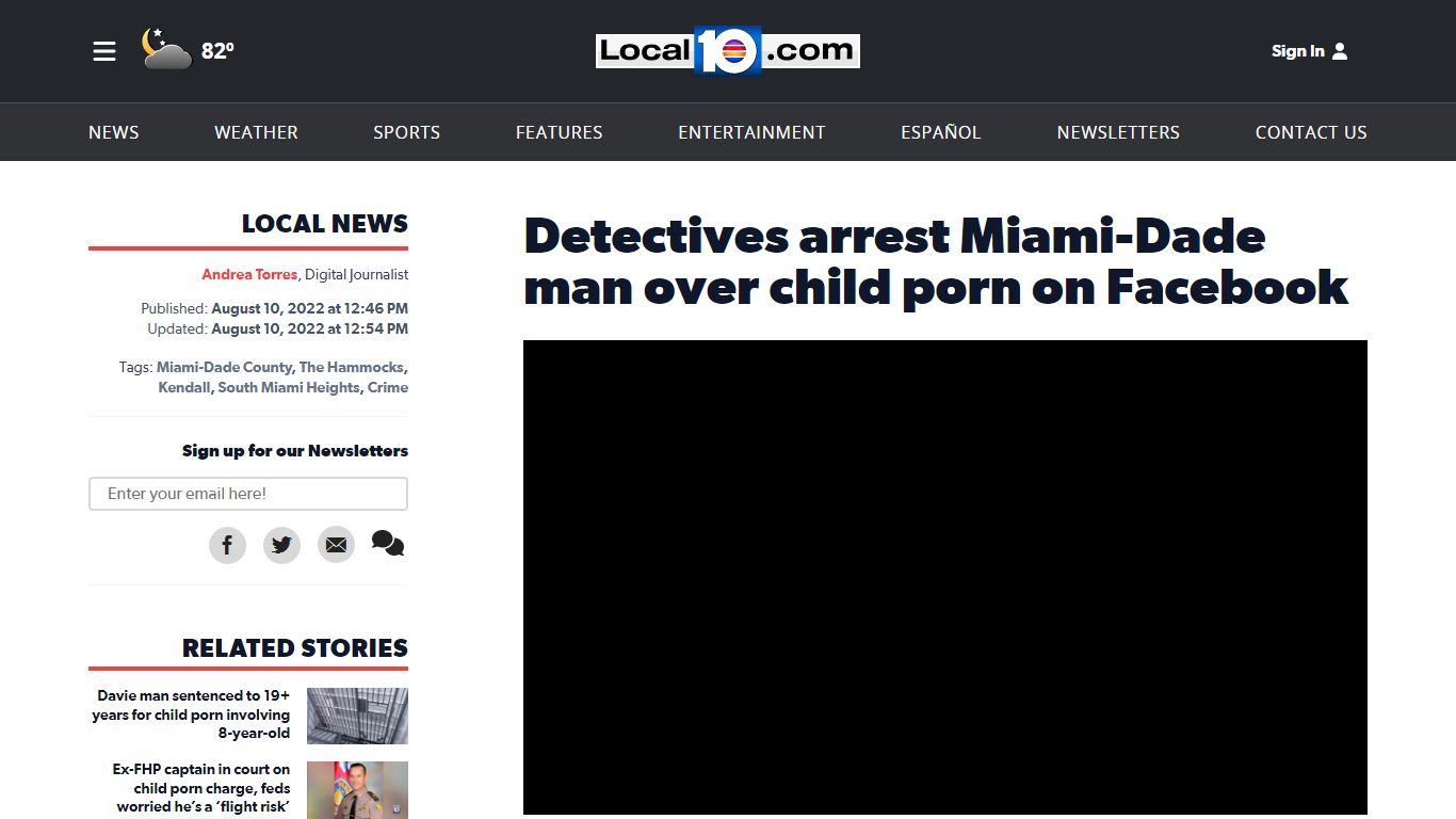 Detectives arrest Miami-Dade man over child porn on Facebook